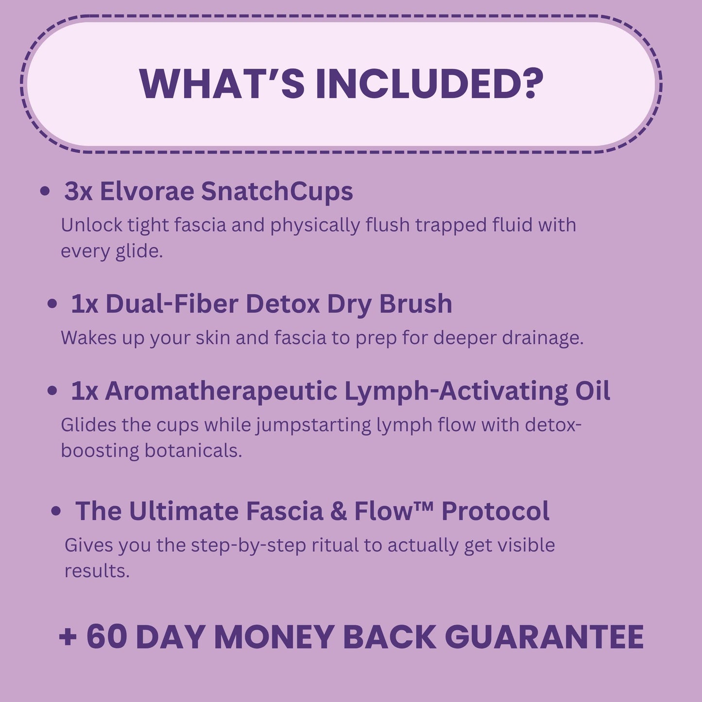 Elvorae SnatchCups - The 7 Minute Body Reset