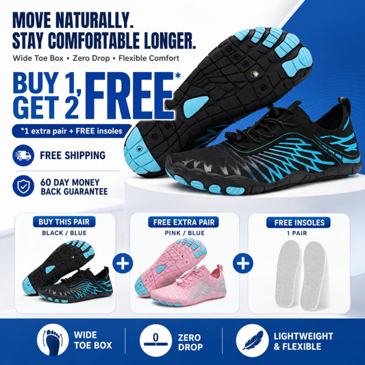 ELVORAE FreeStep | Zero-Drop Barefoot Shoes