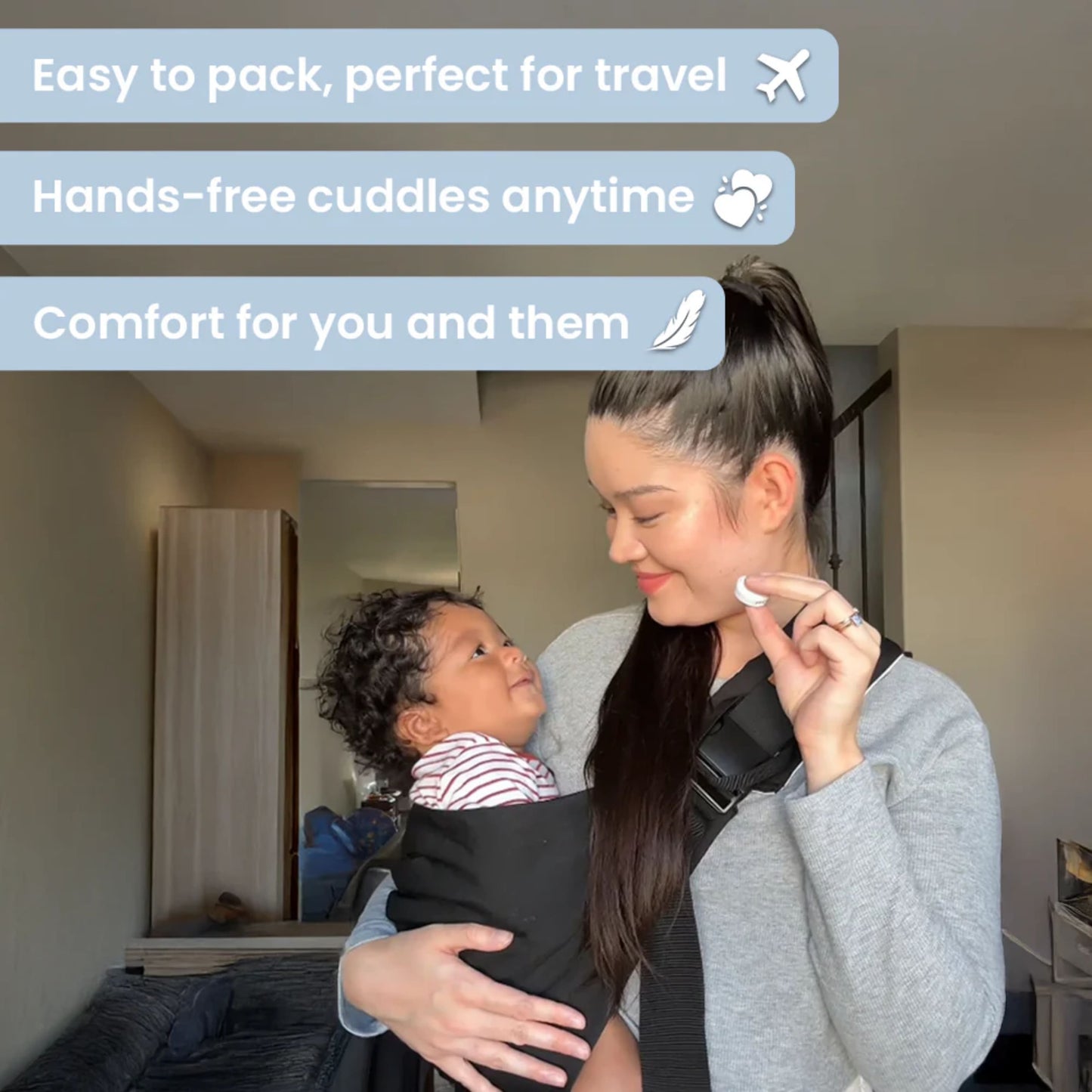 THE VIRAL HANDS-FREE SLING CARRIER PARENTS SWEAR BY | Elvorae Slingee™