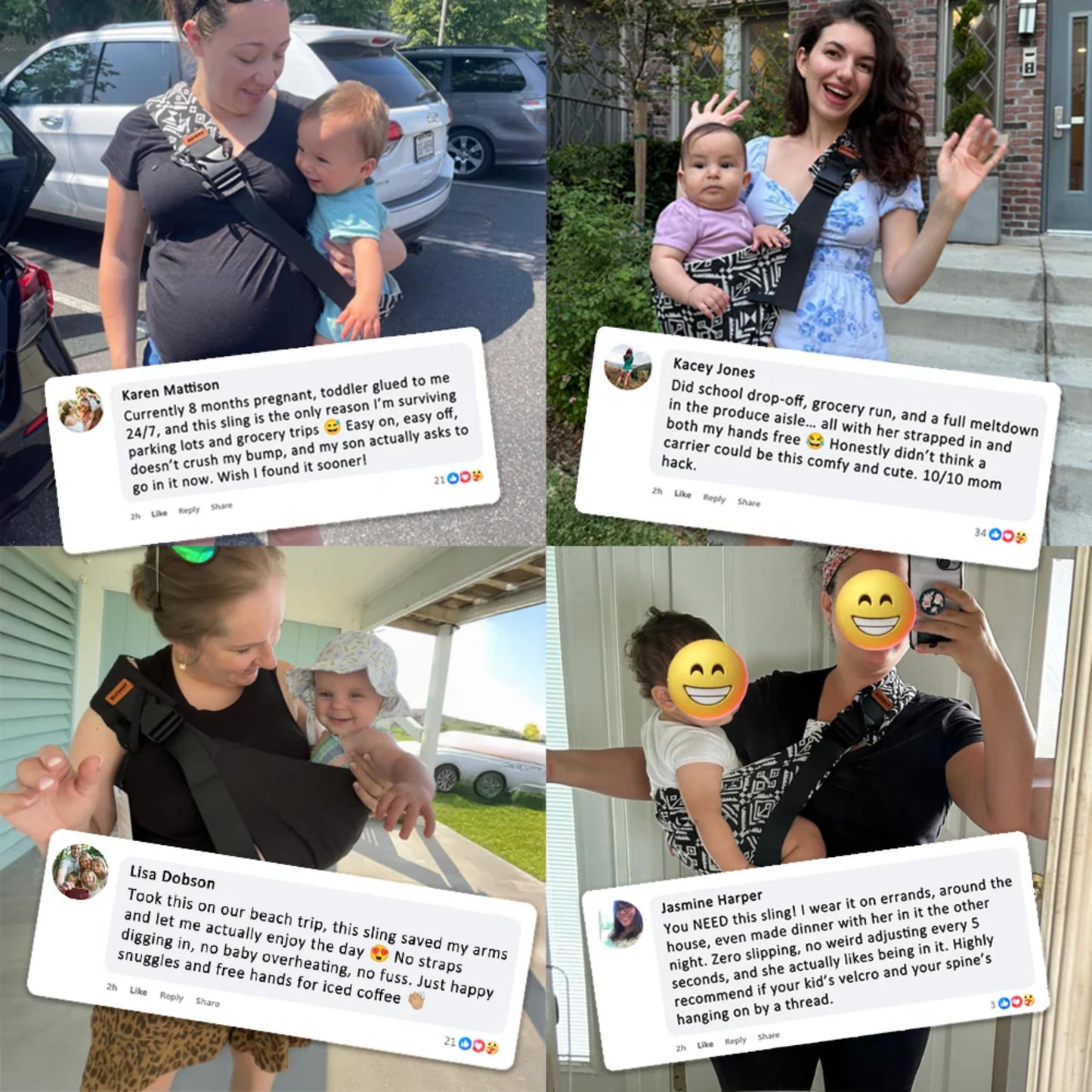 THE VIRAL HANDS-FREE SLING CARRIER PARENTS SWEAR BY | Elvorae Slingee™