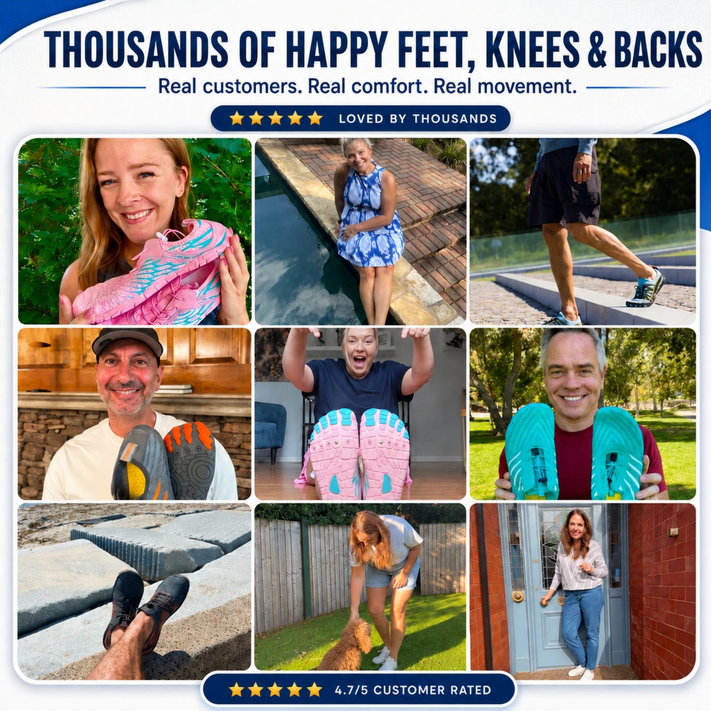 ELVORAE FreeStep | Zero-Drop Barefoot Shoes