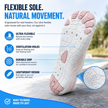 ELVORAE FreeStep | Zero-Drop Barefoot Shoes