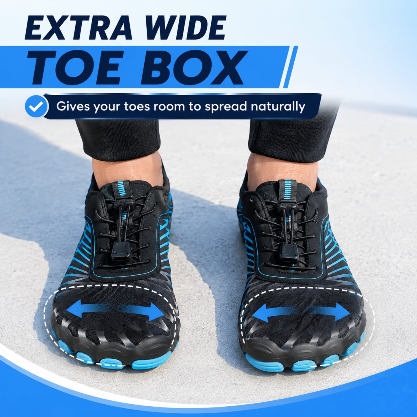 ELVORAE FreeStep | Zero-Drop Barefoot Shoes