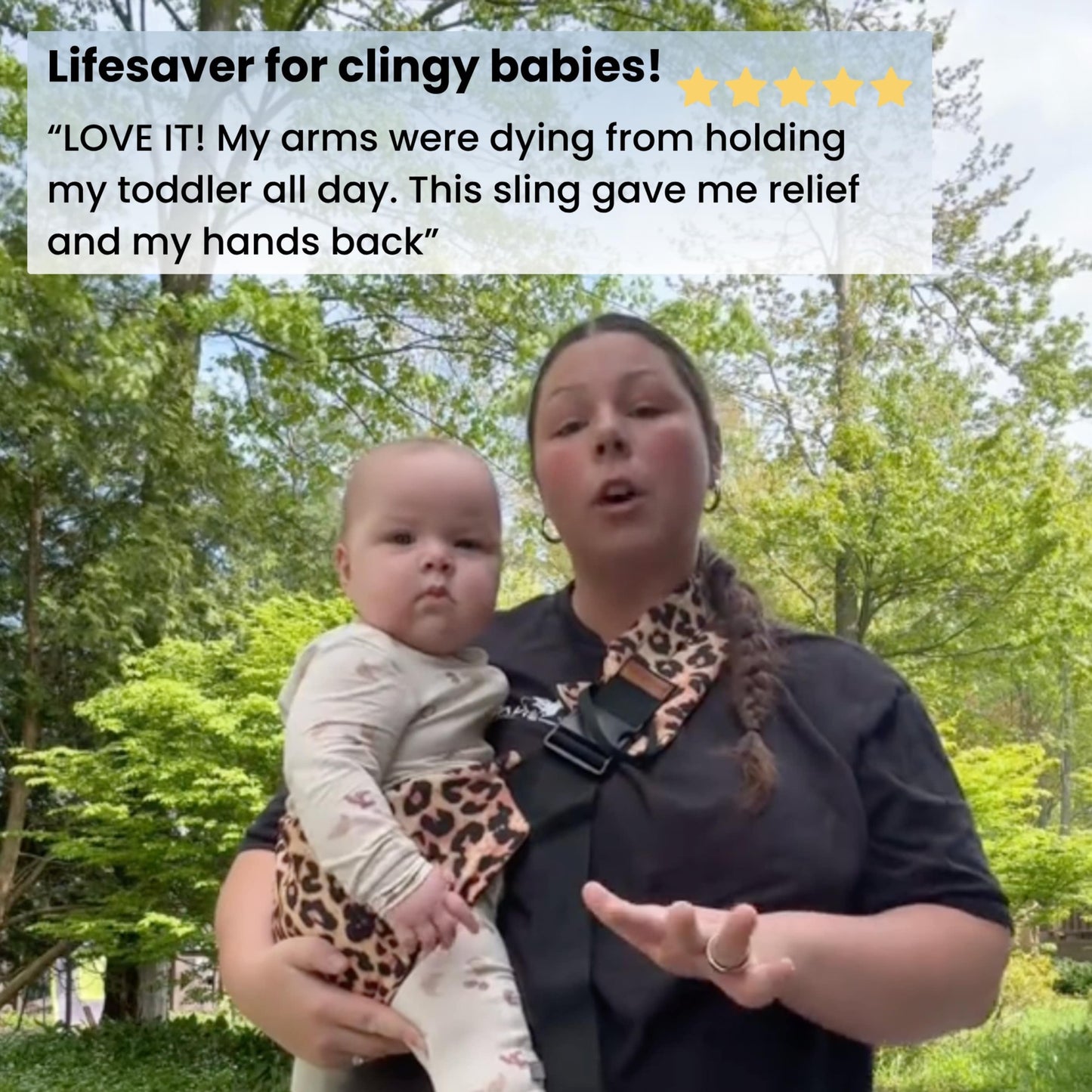 THE VIRAL HANDS-FREE SLING CARRIER PARENTS SWEAR BY | Elvorae Slingee™