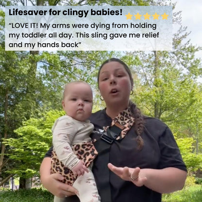 THE VIRAL HANDS-FREE SLING CARRIER PARENTS SWEAR BY | Elvorae Slingee™