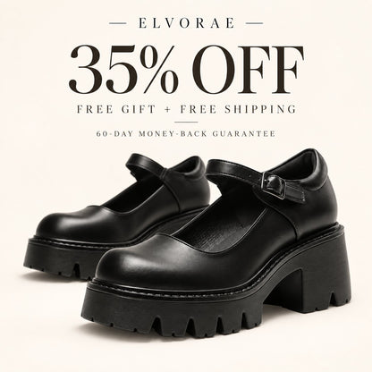 Elvorae | Retro Mary Jane Platforms
