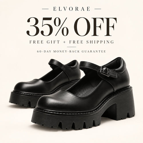 Elvorae | Retro Mary Jane Platforms